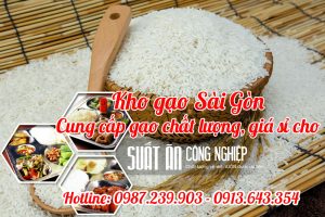 gạo bếp ăn công nghiệp