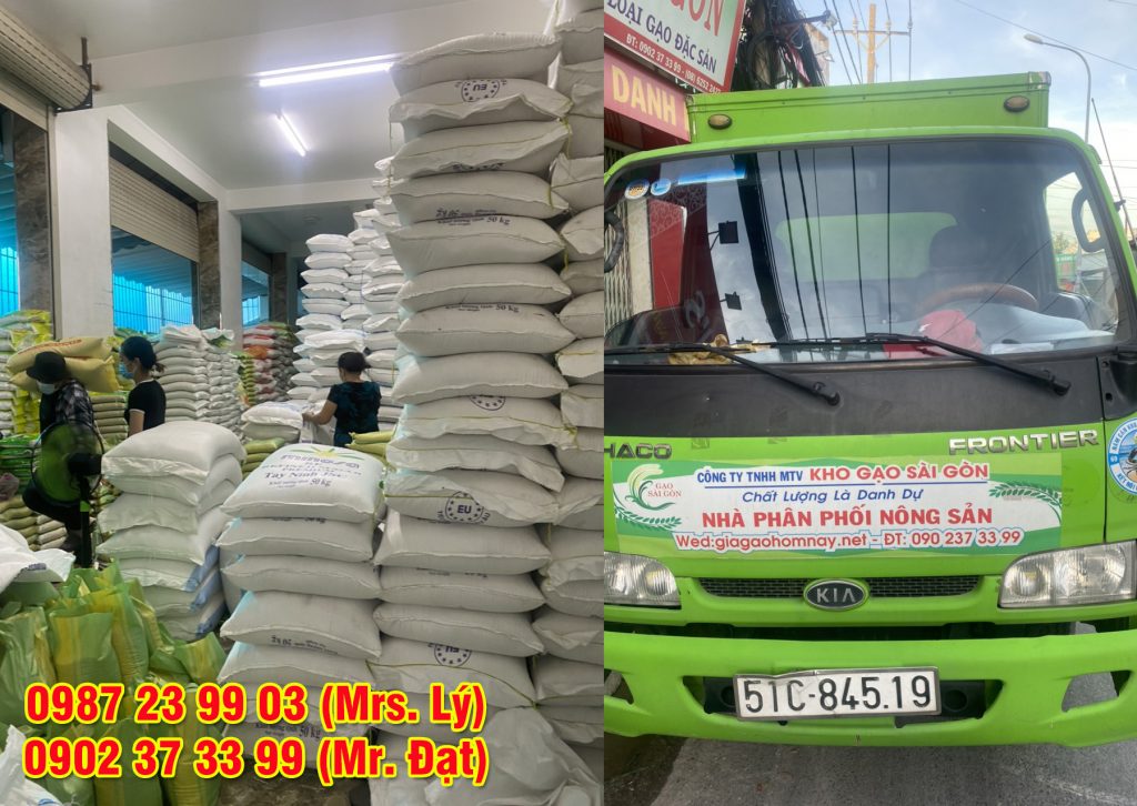Nguồn cung cấp gạo giá sỉ - Kho gạo Sài Gòn