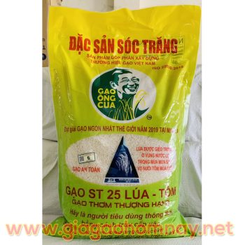 Gạo Ông Cua ST25 lúa tôm