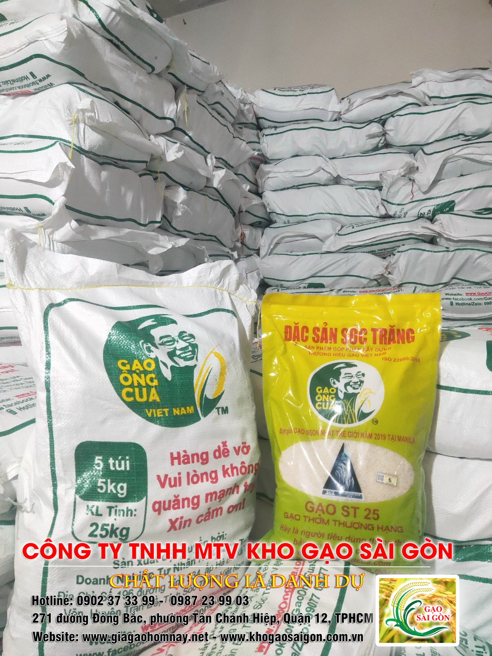Gạo Ông Cua chính gốc