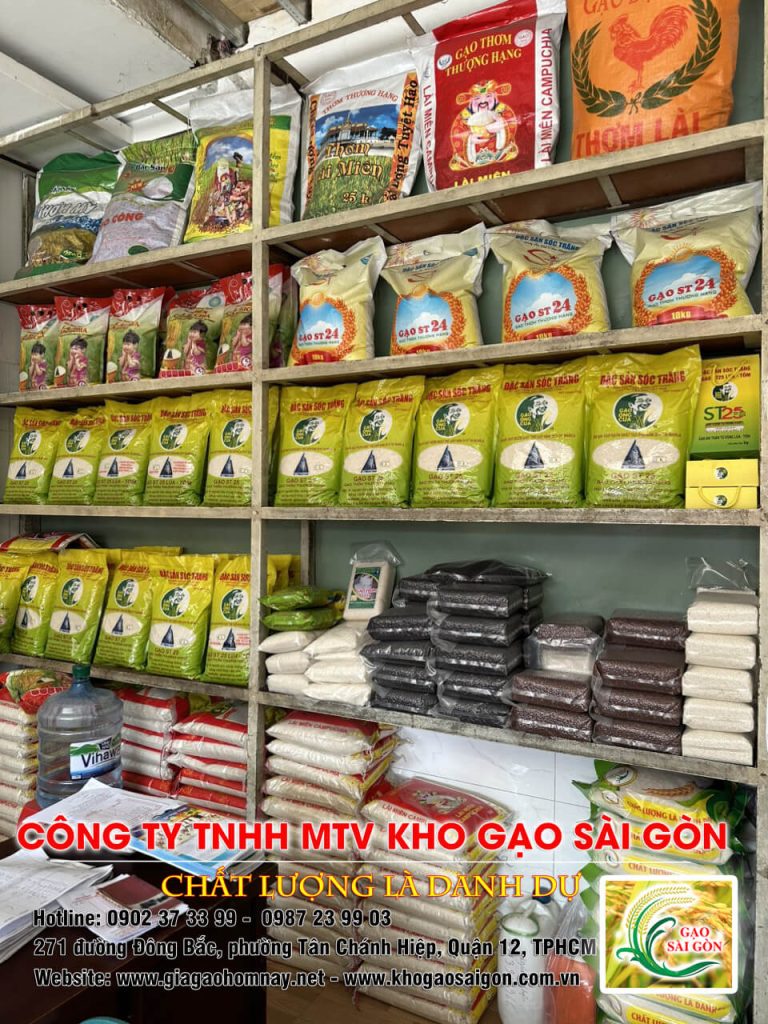 Kho gạo Sài Gòn chuyên Phân phối gạo ST25 giá sỉ