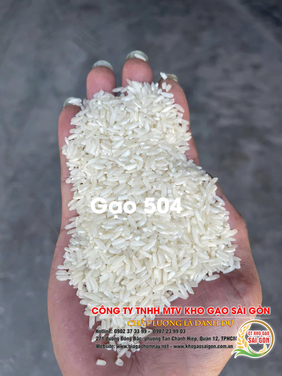 Gạo 504 - Kho gạo Sài Gòn