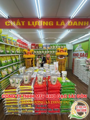 Đại lý gạo, cửa hàng gạo, vựa gạo, kho gạo Sài Gòn