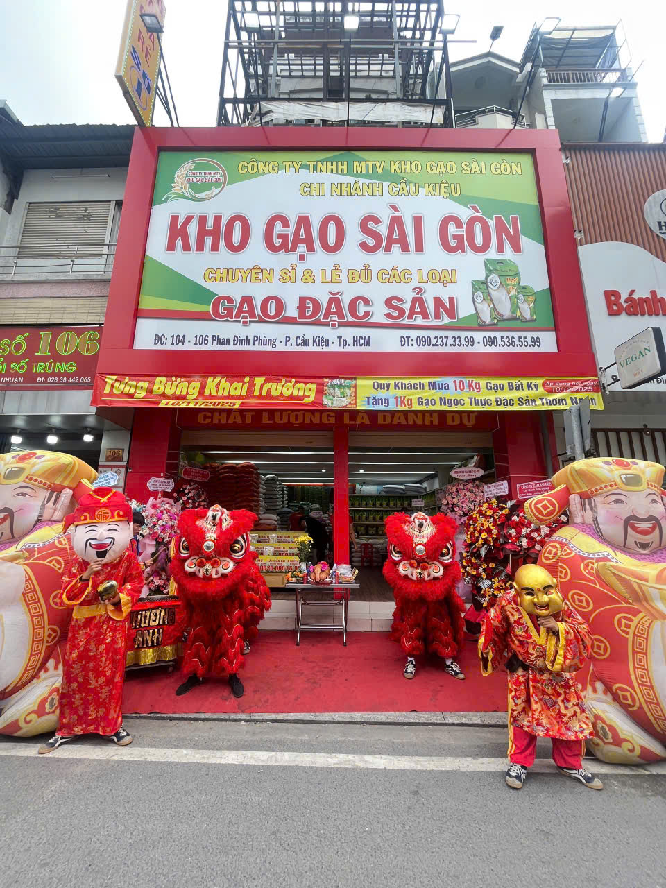 Chi nhánh cửa hàng Đại lý gạo Phú Nhuận của công ty Kho gạo Sài Gòn